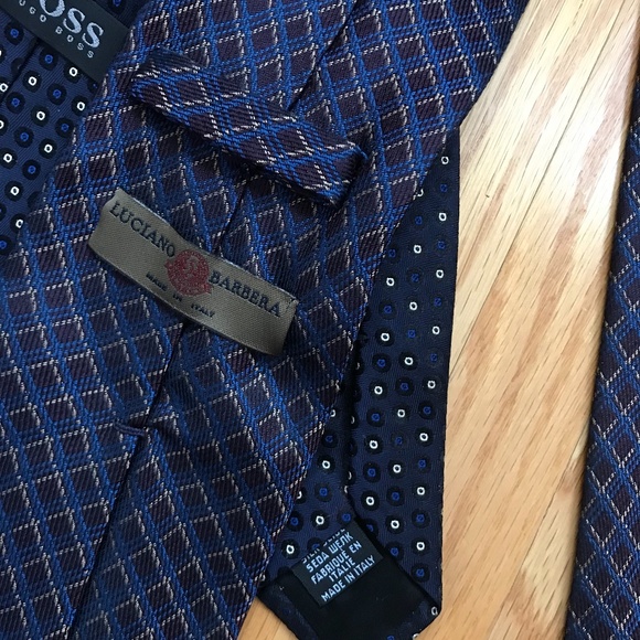 Set of 5 designer silk ties - various brands - Picture 6 of 11